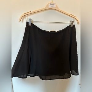 Abercrombie Black Flirty Mini Skirt